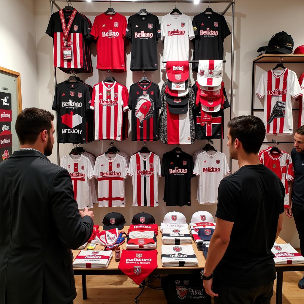 Beşiktaş Merchandise Display in Austin