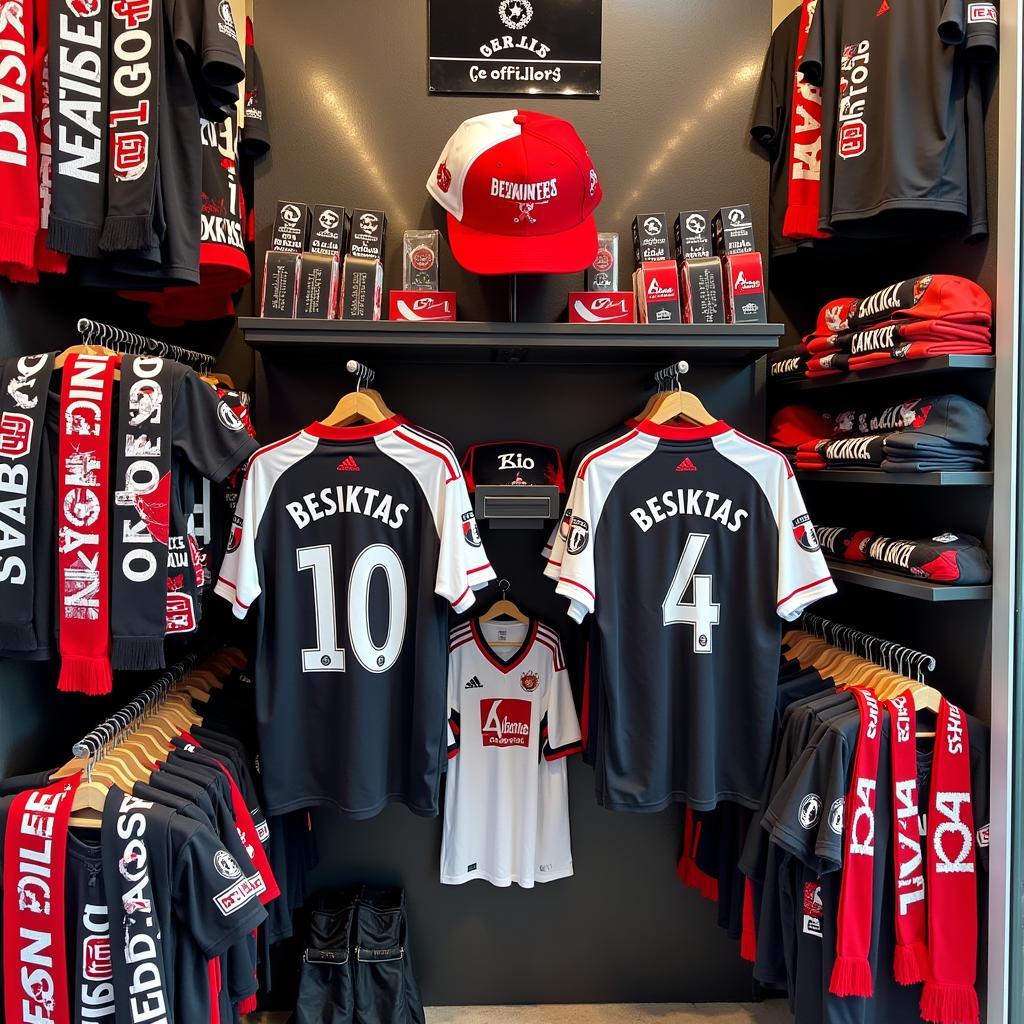 Besiktas Merchandise Display in a NYC Store