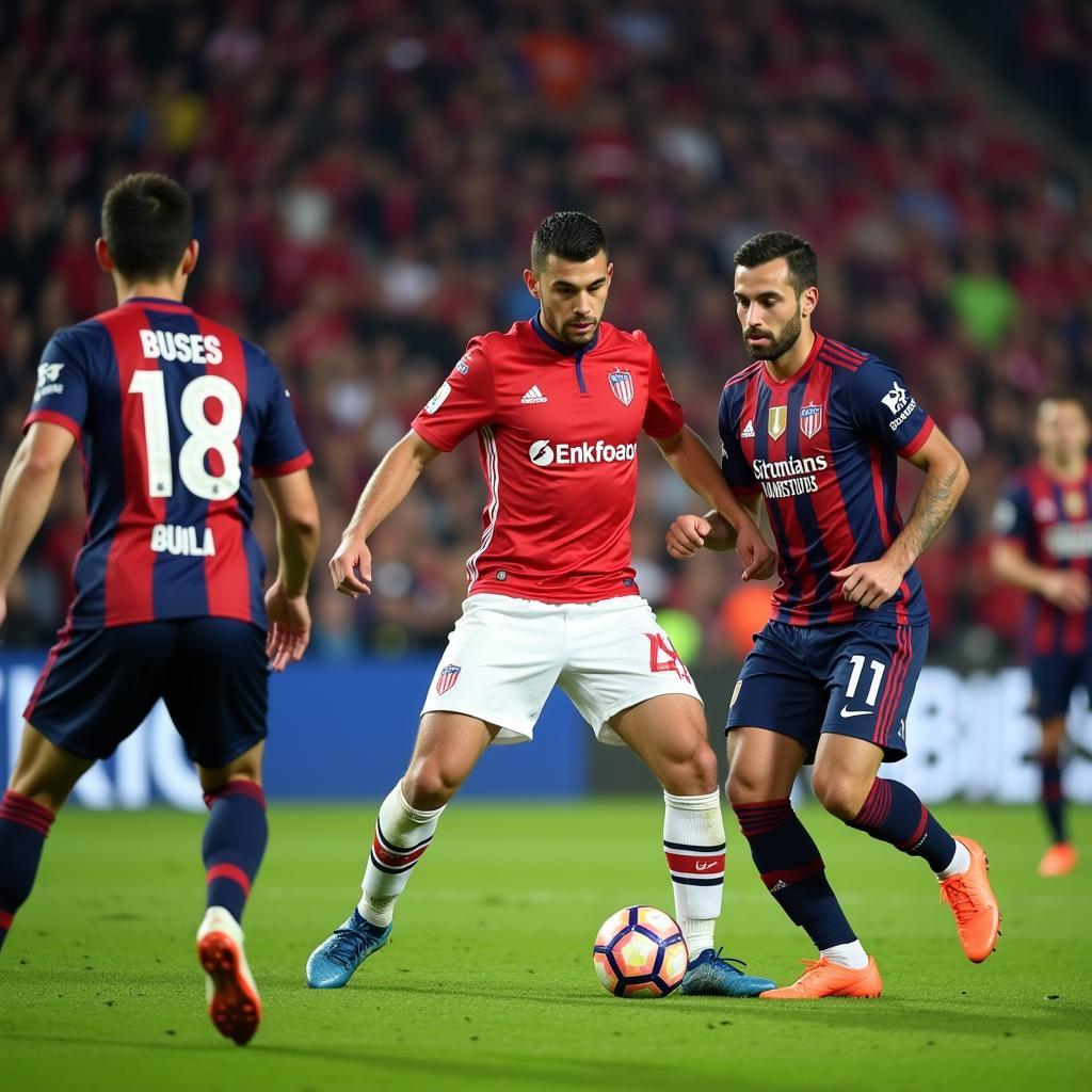 Beşiktaş Midfielder Controlling the Ball