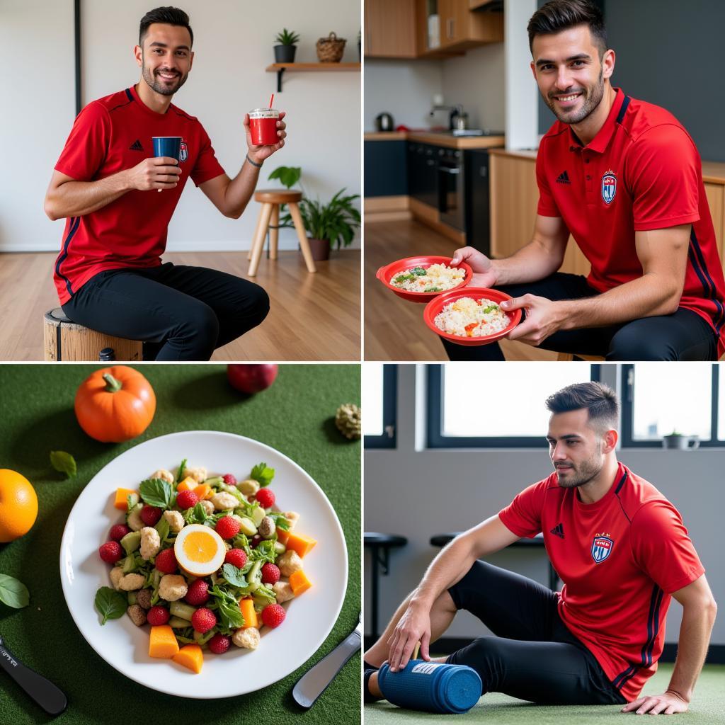 Besiktas players focusing on nutrition and recovery