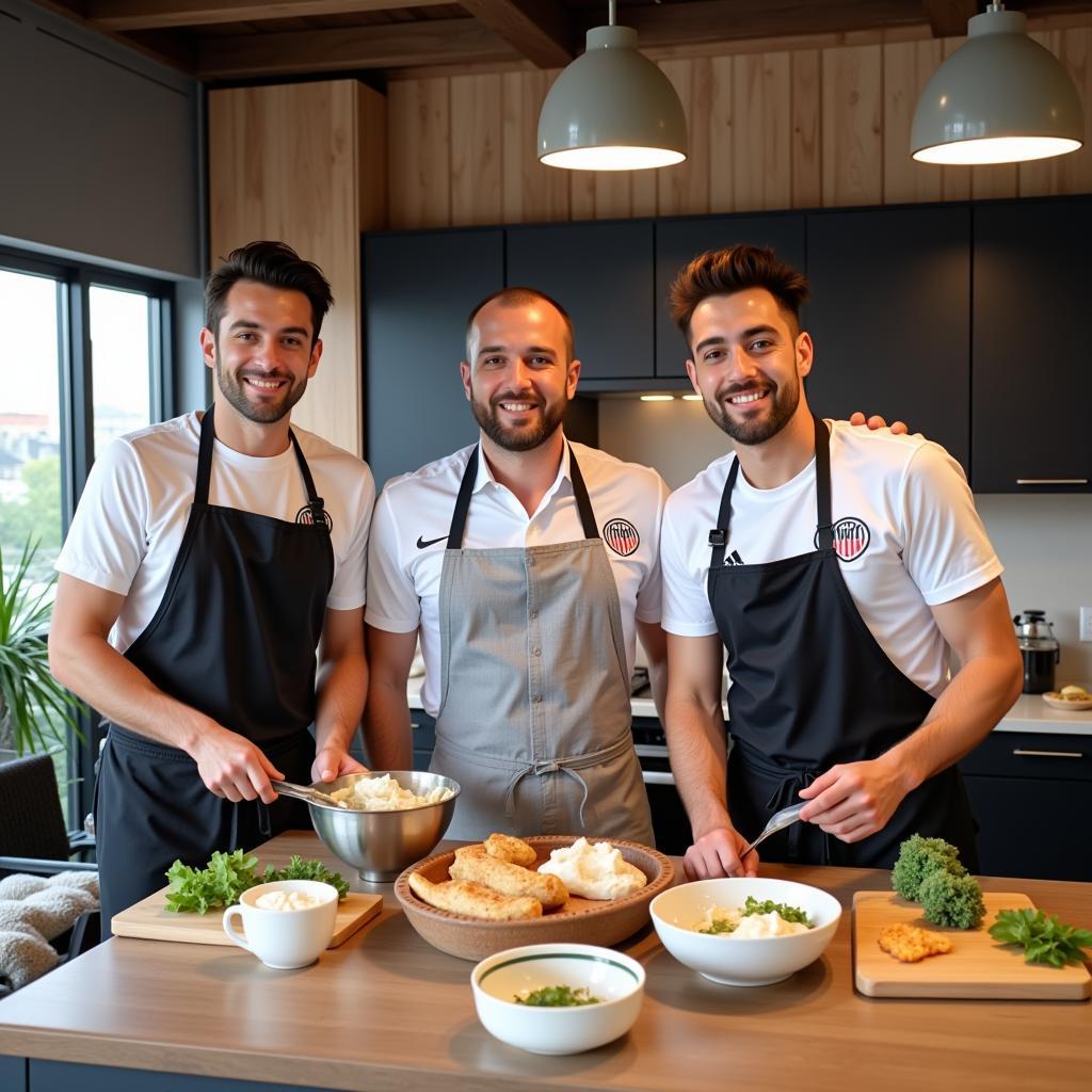 Beşiktaş Players Promoting Healthy Yogurt Recipes