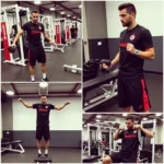 Besiktas Players Undergoing Strength Training