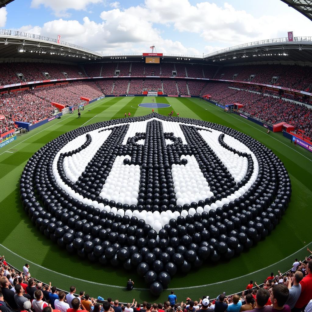 Impressive Beşiktaş Reusable Balloon Display