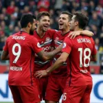 Besiktas Roster Celebrating a Goal