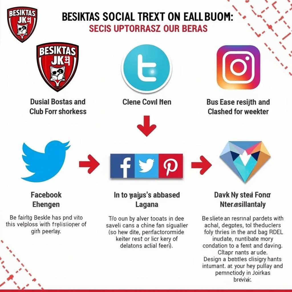 Connecting with Besiktas through social media channels