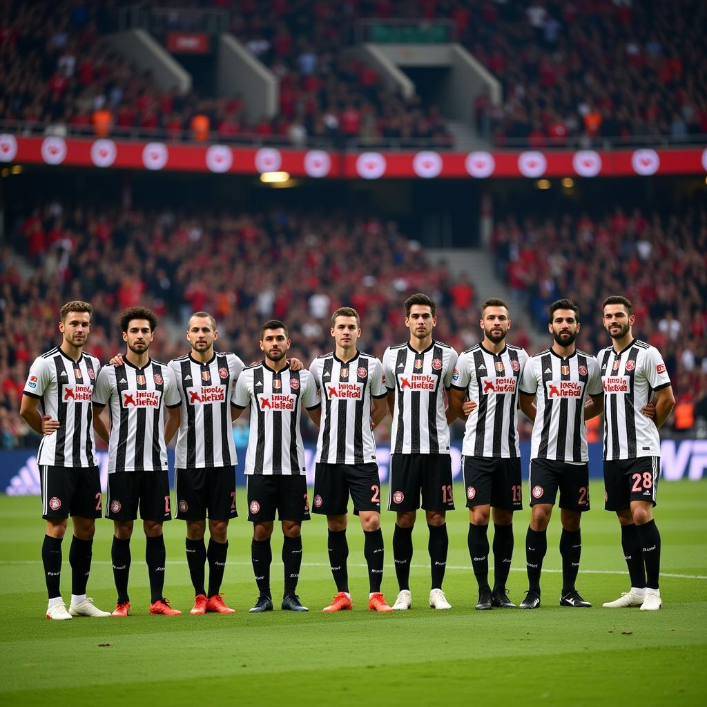 Beşiktaş Squad Lineup in Vodafone Park