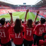 Besiktas Students Cheering at Vodafone Park