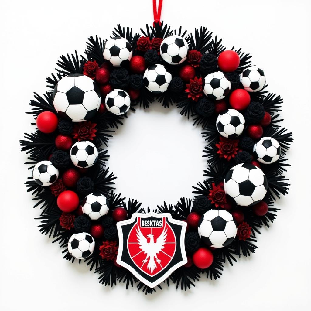 Besiktas Themed Wreath Concept