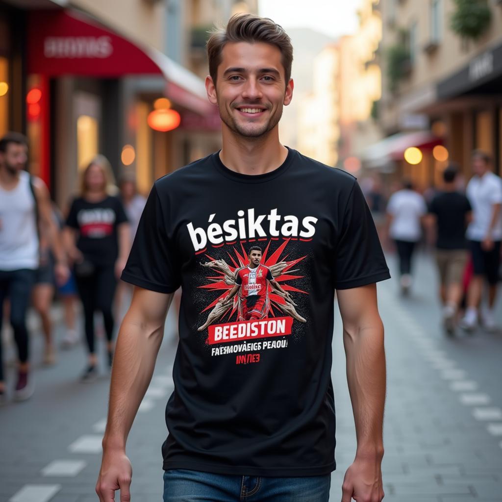 Beşiktaş UTV T-Shirt Modern Design