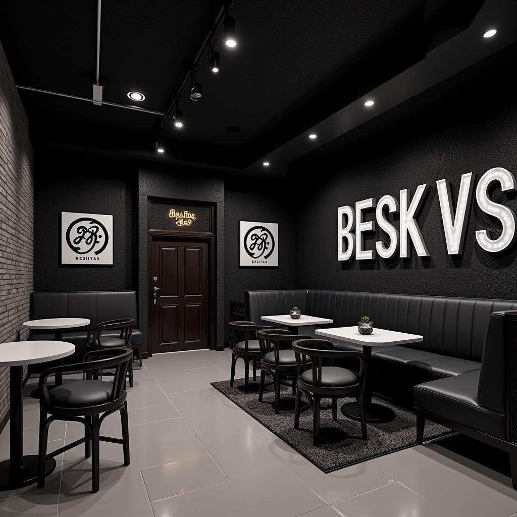 Besiktas Themed Vape Lounge Concept