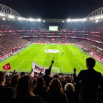 Besiktas Vodafone Park Atmosphere: A Sea of Black and White