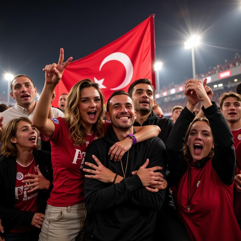 Beşiktaş Vodafone Park Griffin Bay Celebration