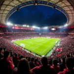 Vodafone Park Stadium filled with passionate Besiktas fans