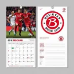 Besiktas 2024-2025 Wall Calendar Design