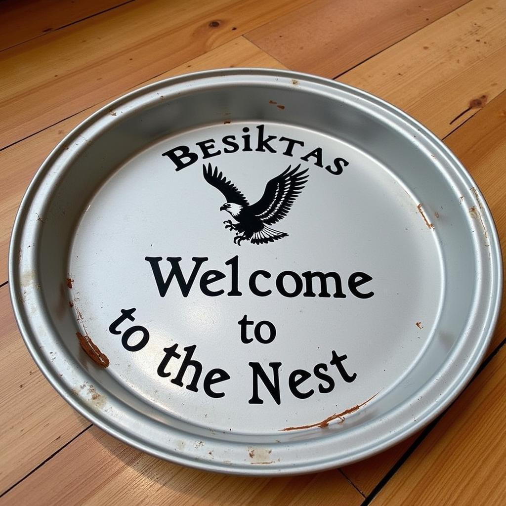 DIY Metal Besiktas Welcome Sign