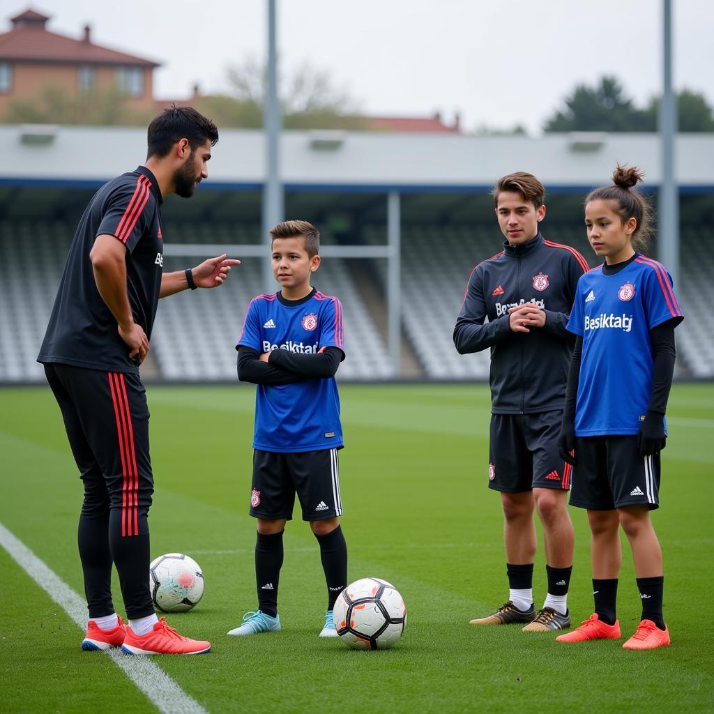 Beşiktaş youth team training