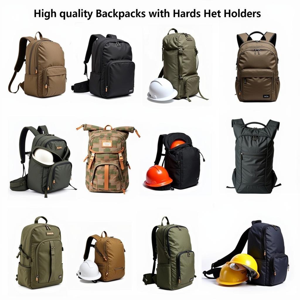 Best backpack with hard hat holder for work