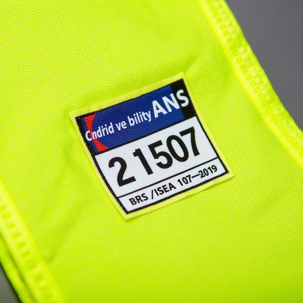 Big and Tall Safety Vest with ANSI Compliance Label