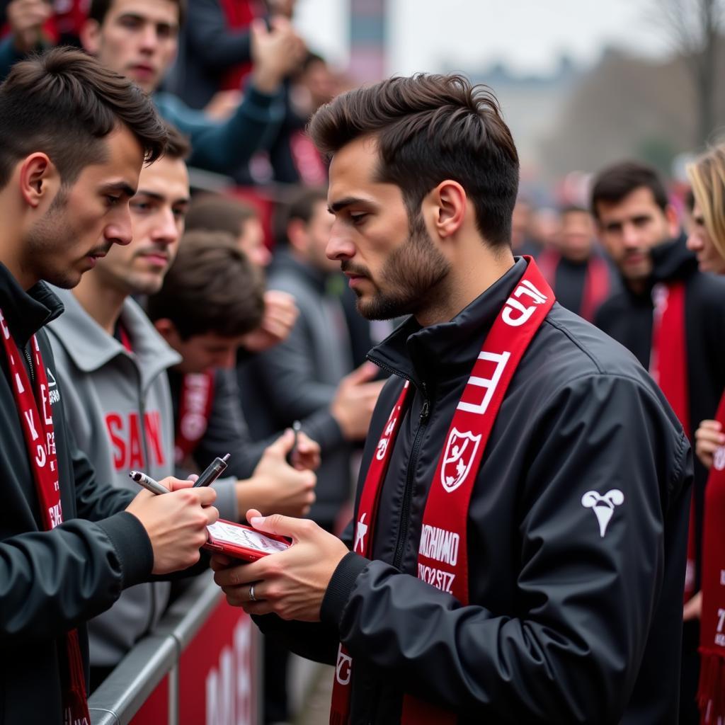 Billy Bizarro Interacting with Besiktas Fans