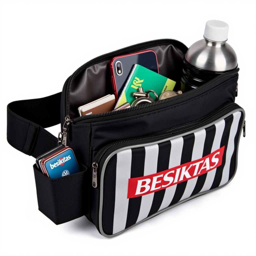 Besiktas-themed Bum Bag with Water Bottle Holder