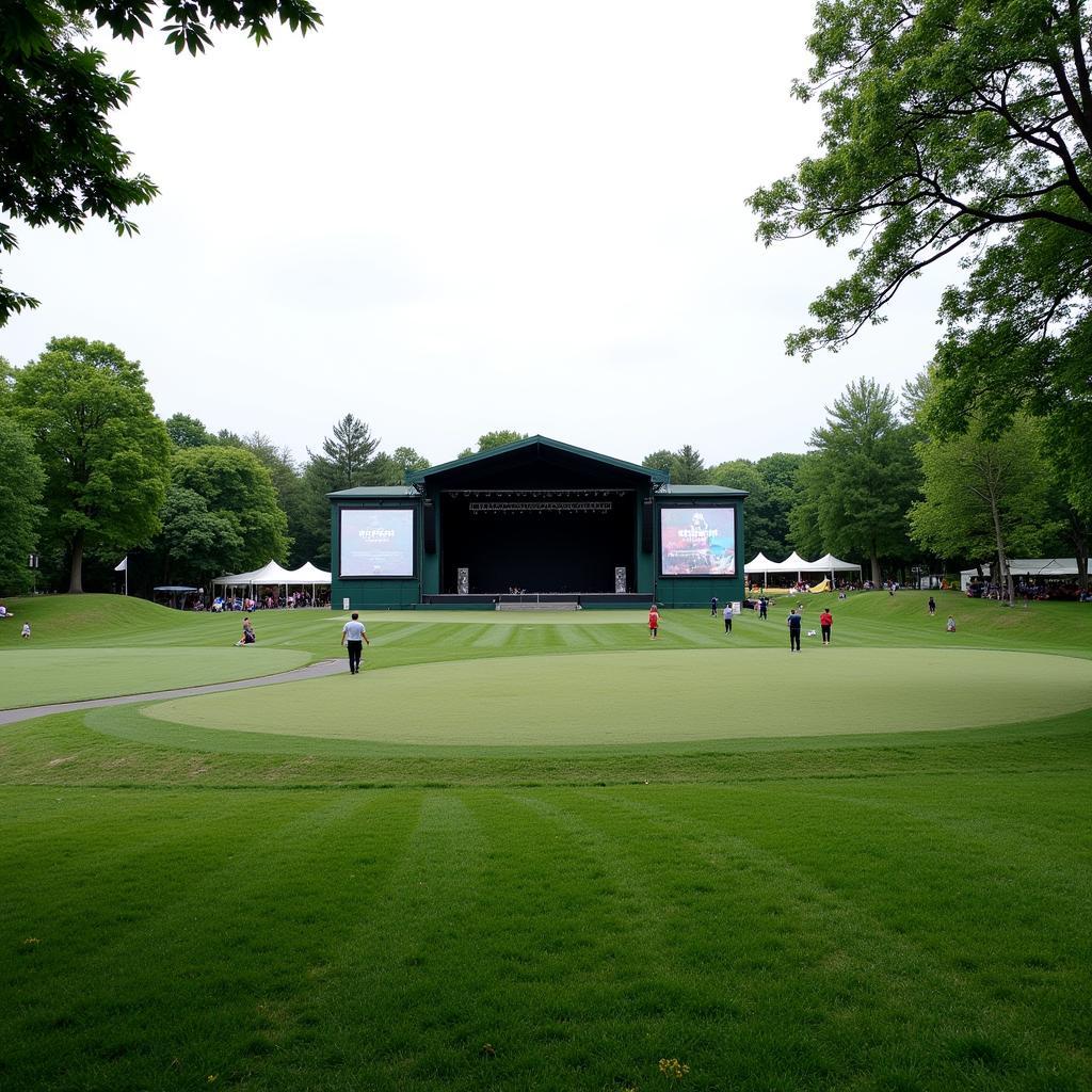 Blossom Music Center Lawn Seating View