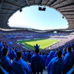 Blue King Costume Worn by Besiktas Fans