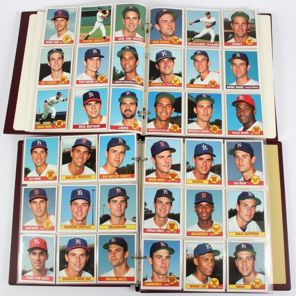 A Collection of Bob Gibson Baseball Cards