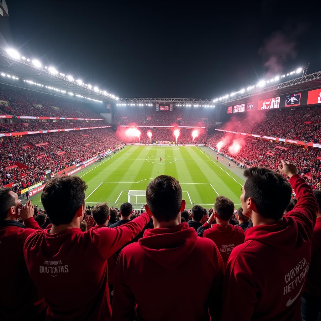 Beşiktaş Fans Chanting "Boom Boom Berry" at Vodafone Park