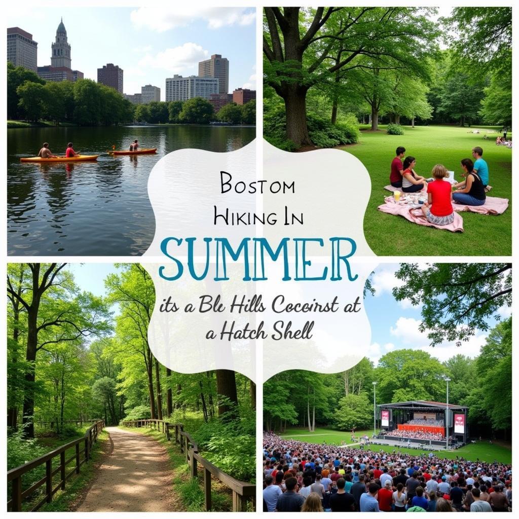 Boston Outdoor Activities in Summer