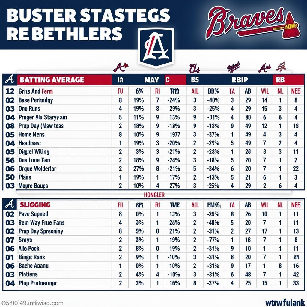 Braves Offensive Statistics 2023