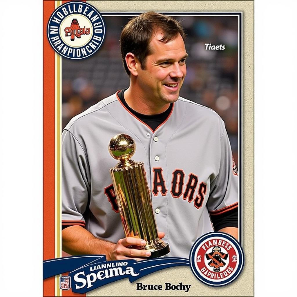 Bruce Bochy Manager Card 2014 World Series