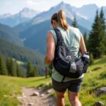 Hiking with a Bum Bag and Water Bottle Holder