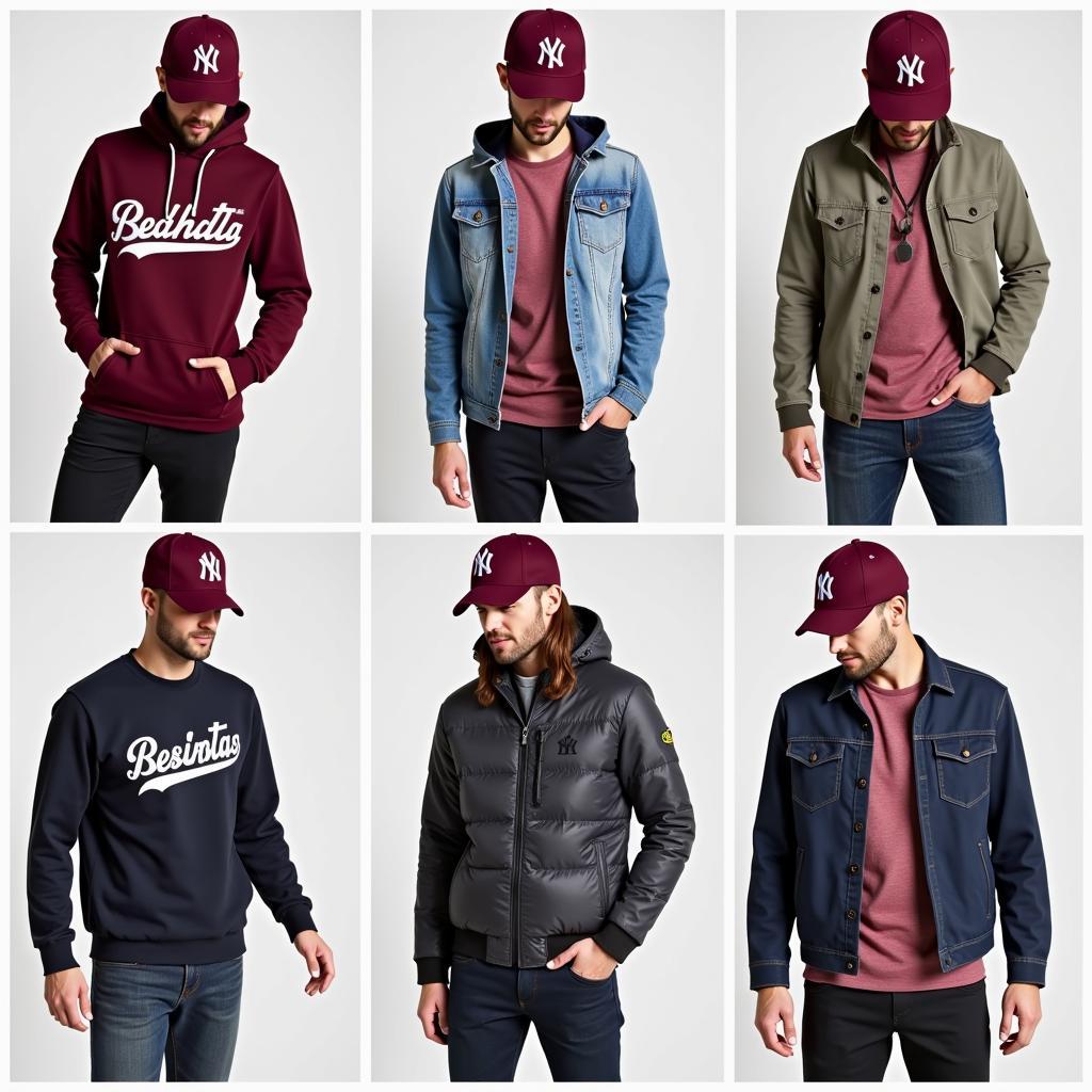 Outfit Ideas with a Burgundy Yankees Hat