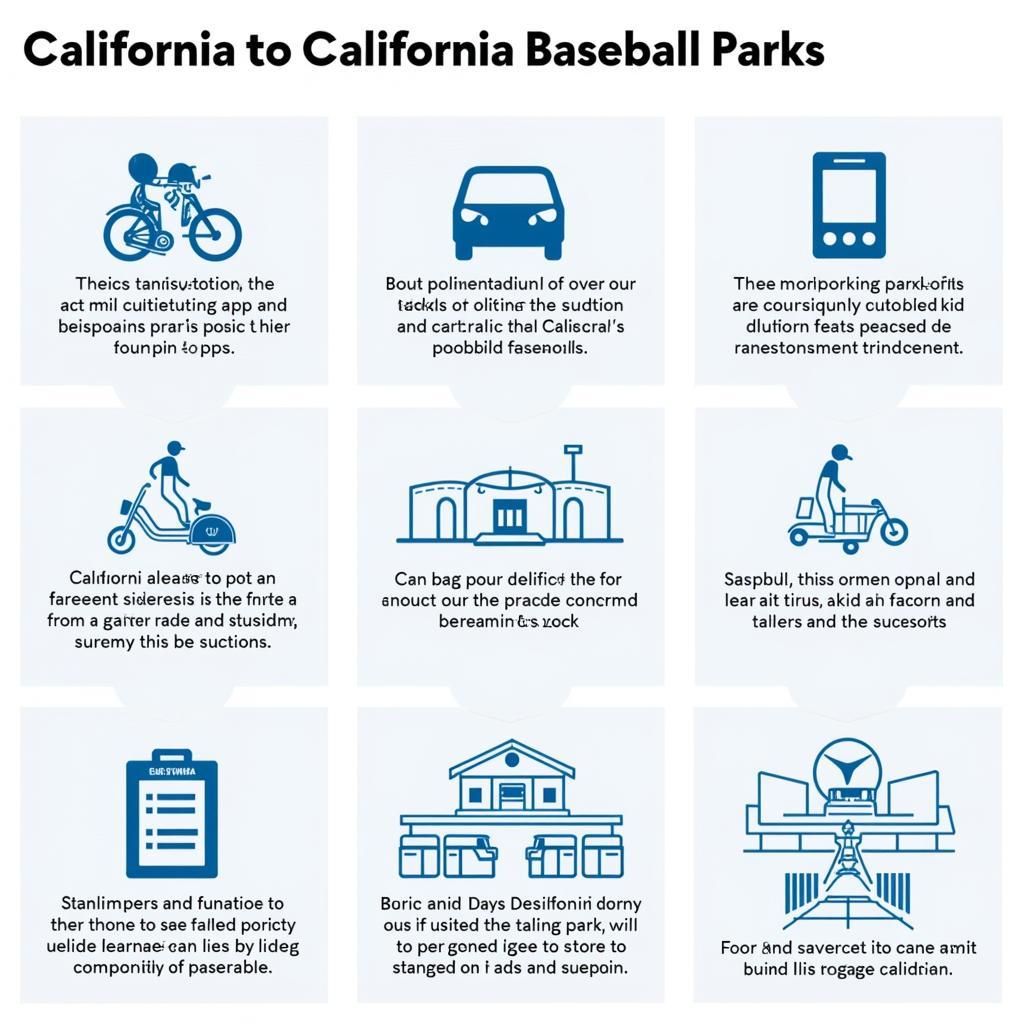 Travel Tips for California Baseball Parks