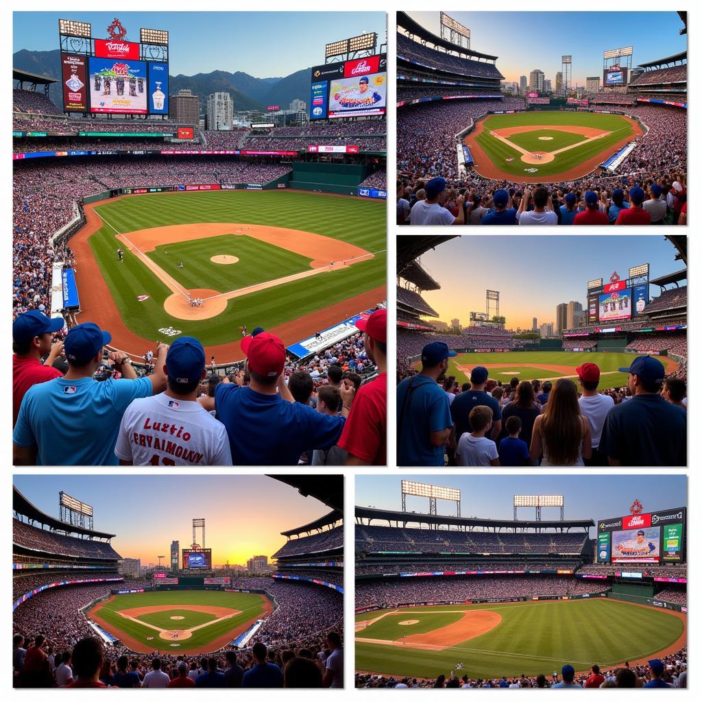 California MLB Stadiums and Fans