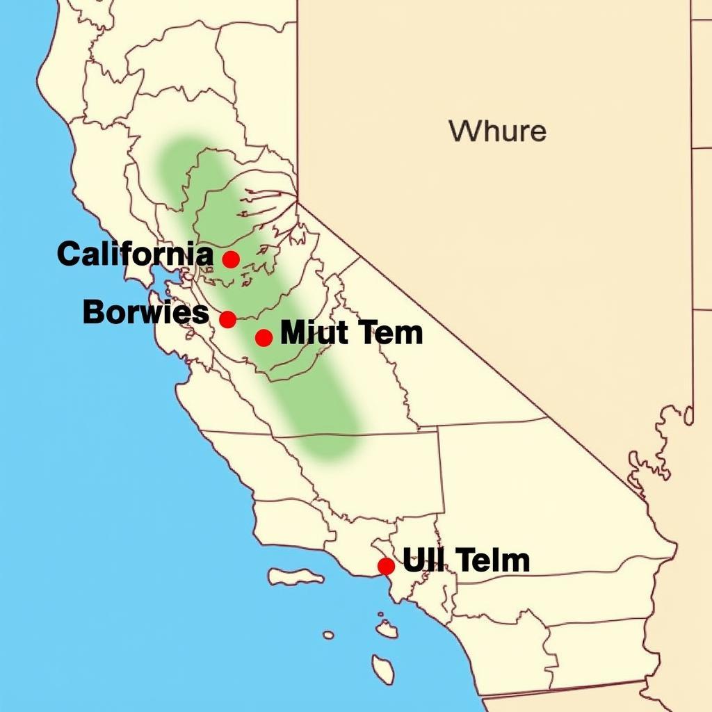 California MLB Teams Map