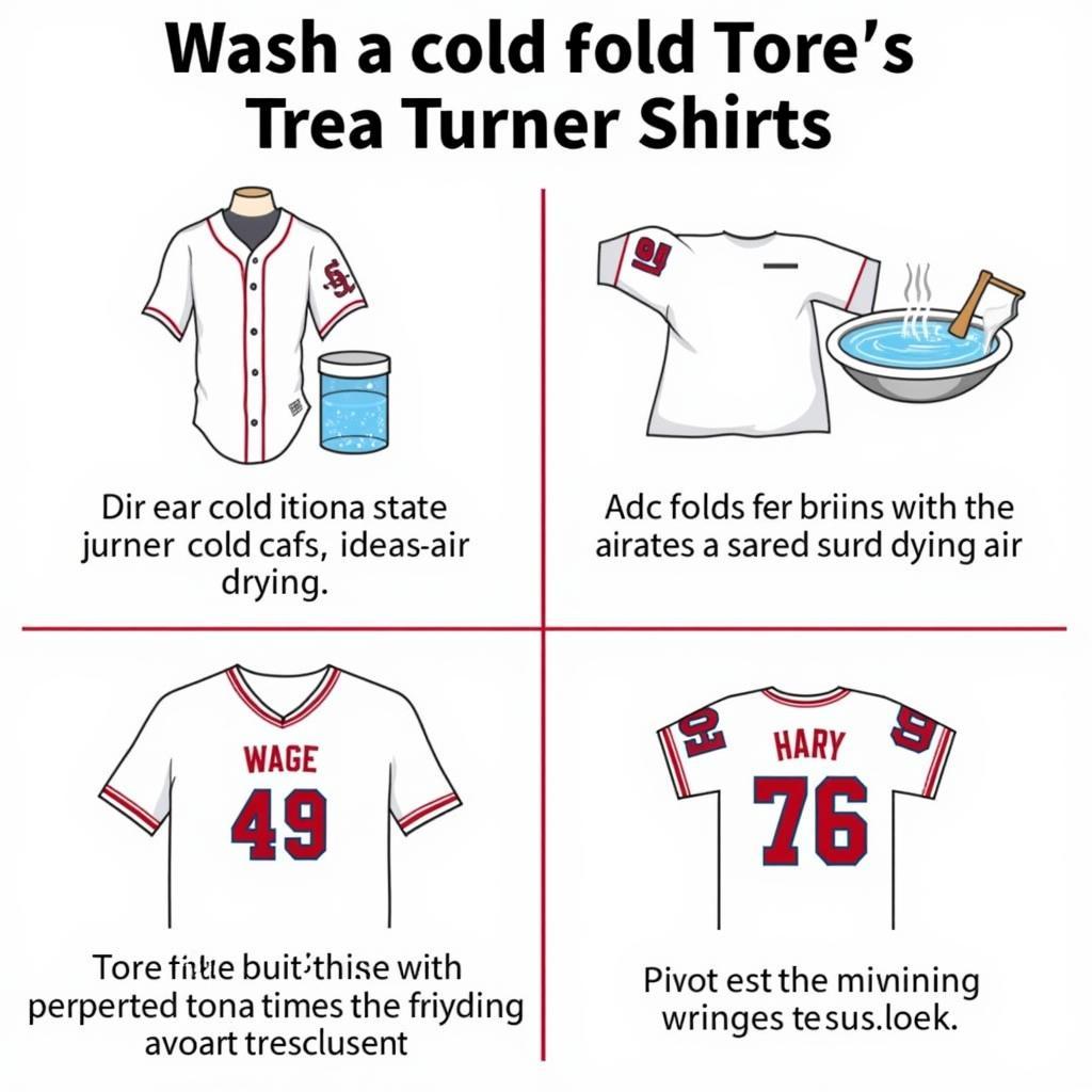 Caring for your Trea Turner Shirt