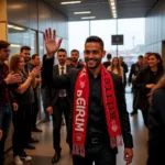 Carlos Correa Arriving at Besiktas