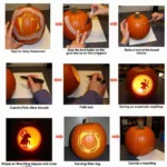 Carving a Lord of the Rings Pumpkin