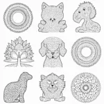 Challenging Hard Dot to Dots Printable Puzzles featuring intricate designs