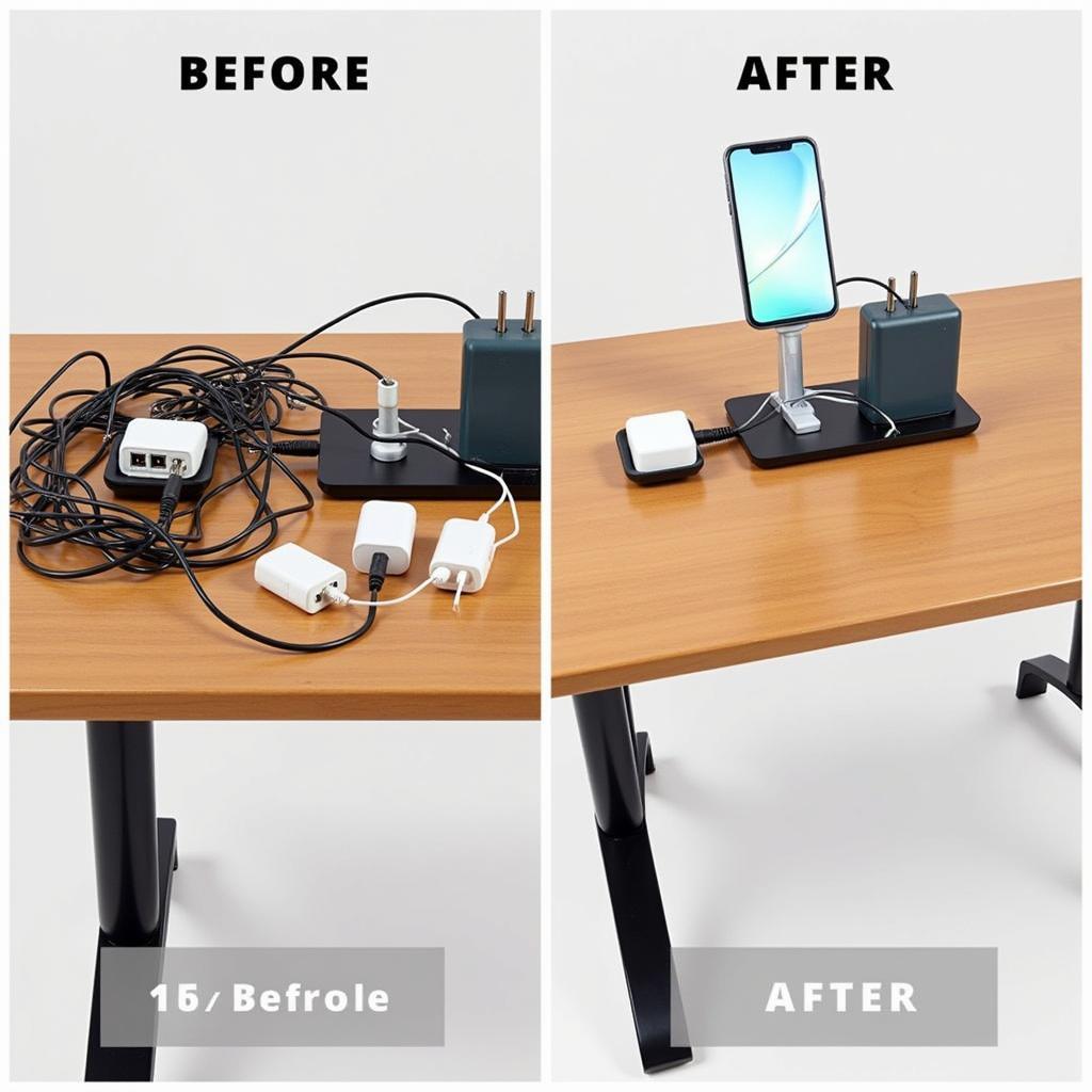 Benefits of a Charging Station Table: Reduced Clutter, Convenience, Style, and Organization