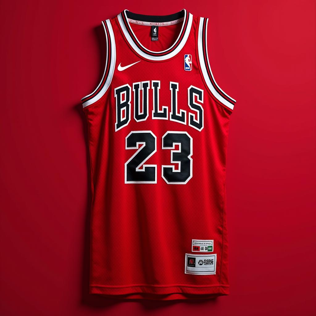 Chicago Bulls Red Jersey: Michael Jordan Era