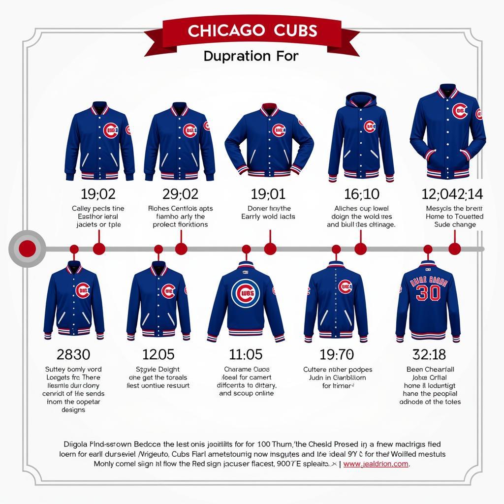 Chicago Cubs Dugout Jacket Through the Years