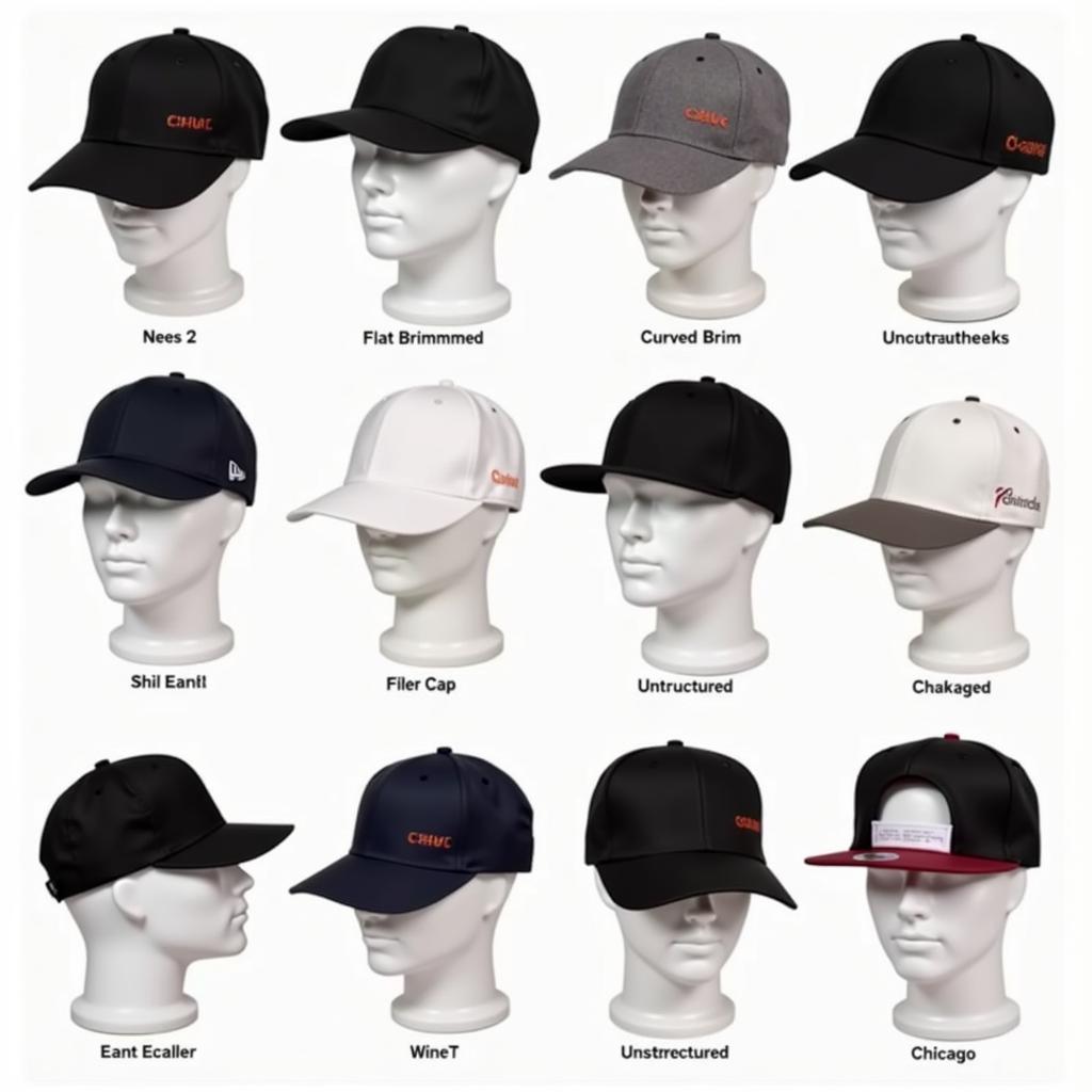 Different Styles of Chicago Fitted Caps