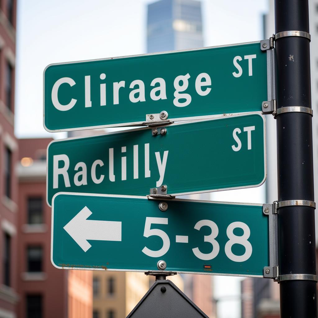 Navigating with Chicago Street Signs