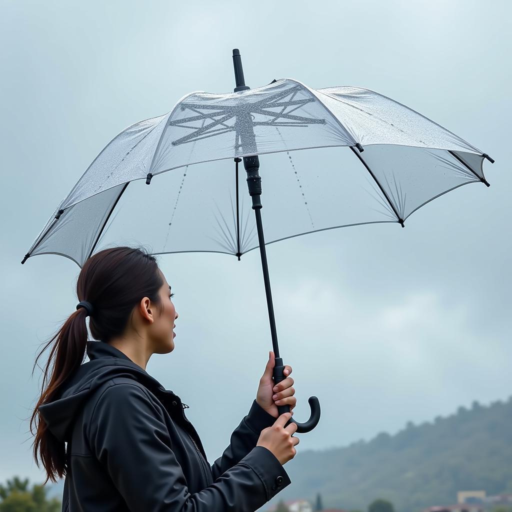 Clear Golf Umbrella: Withstanding Strong Winds