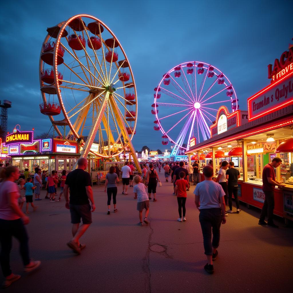 Coca Cola Days Carnival in Atlantic, Iowa