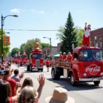 Coca Cola Days Parade in Atlantic, Iowa