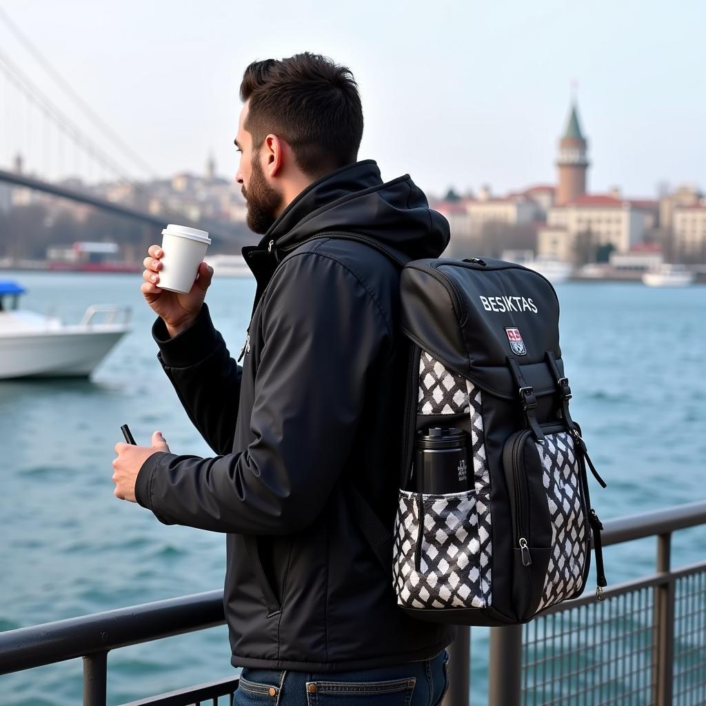 Coffee Backpack for Besiktas Fan