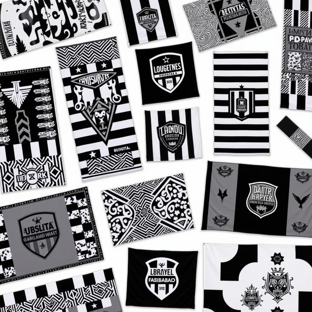 Collection of Besiktas Retro Beach Towels